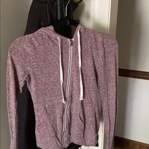 Mauve zip up